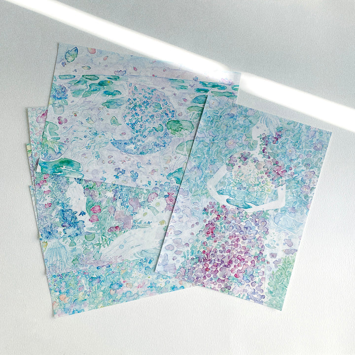 Miku Shimizu / A4 Design Paper