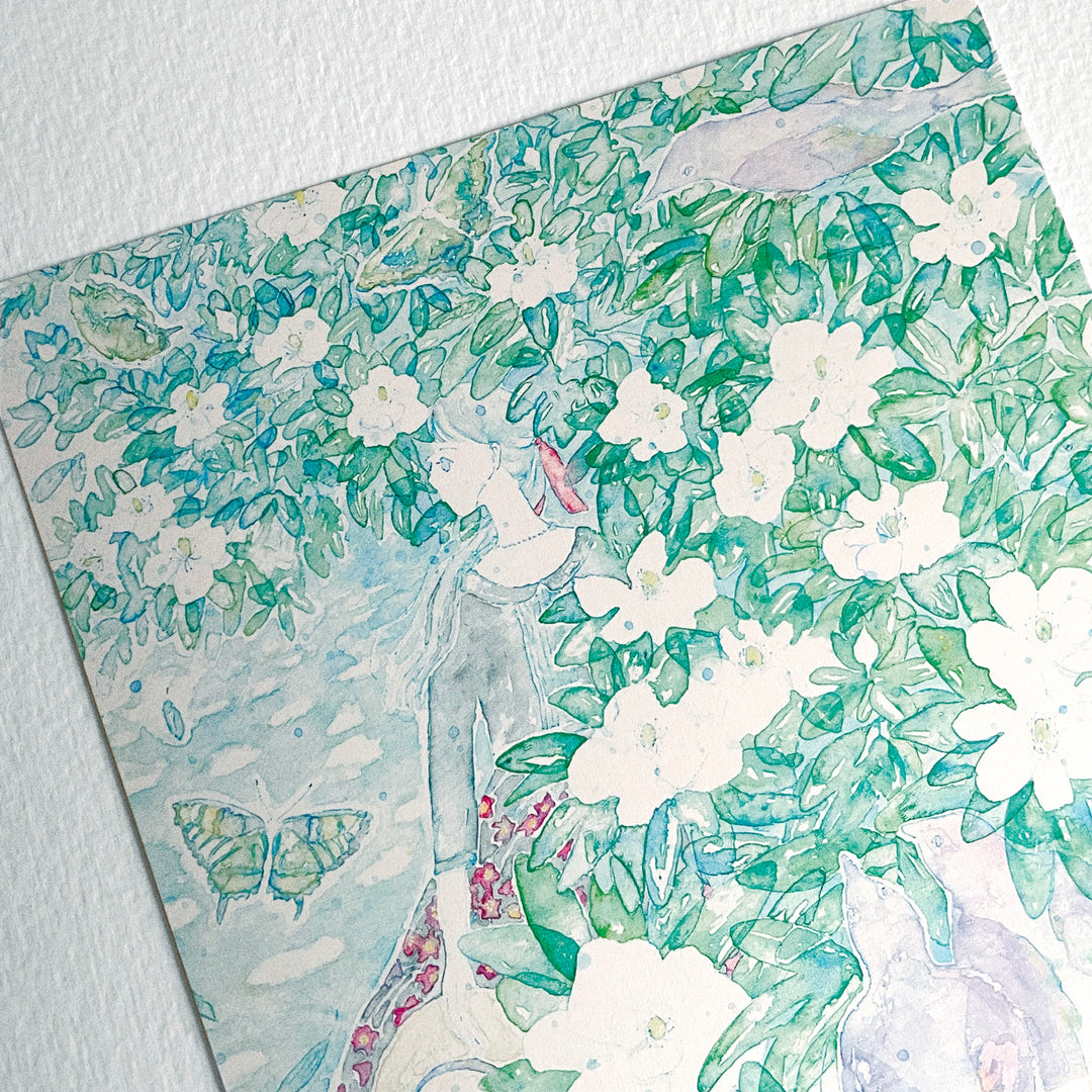 Miku Shimizu / Square Card "Listen to the wind"