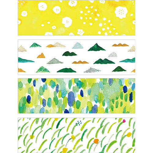 Washi Tape KITTA Cliar -Yamanami KITT003