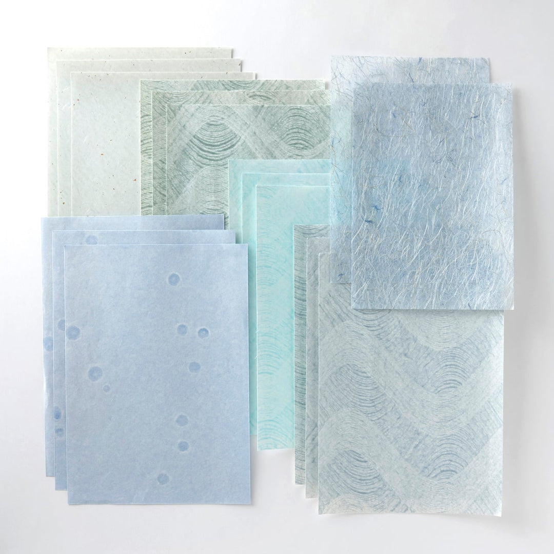 WACCA WASHI PAPER ASSORT SET /BLUE PP111