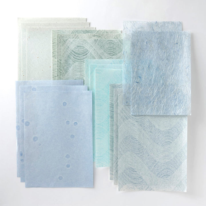 WACCA WASHI PAPER ASSORT SET /BLUE PP111