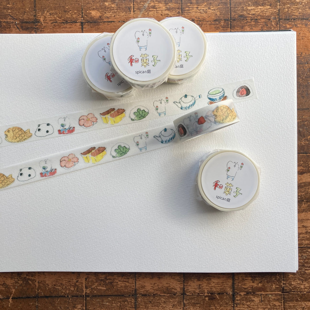 spica garden / Washi Tape -Japanese sweets SM25