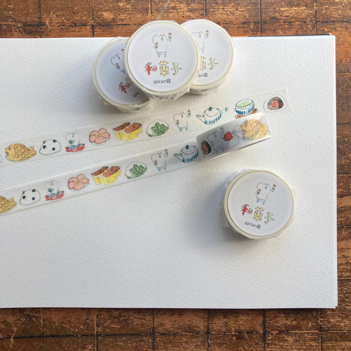 spica garden / Washi Tape -Japanese sweets SM25