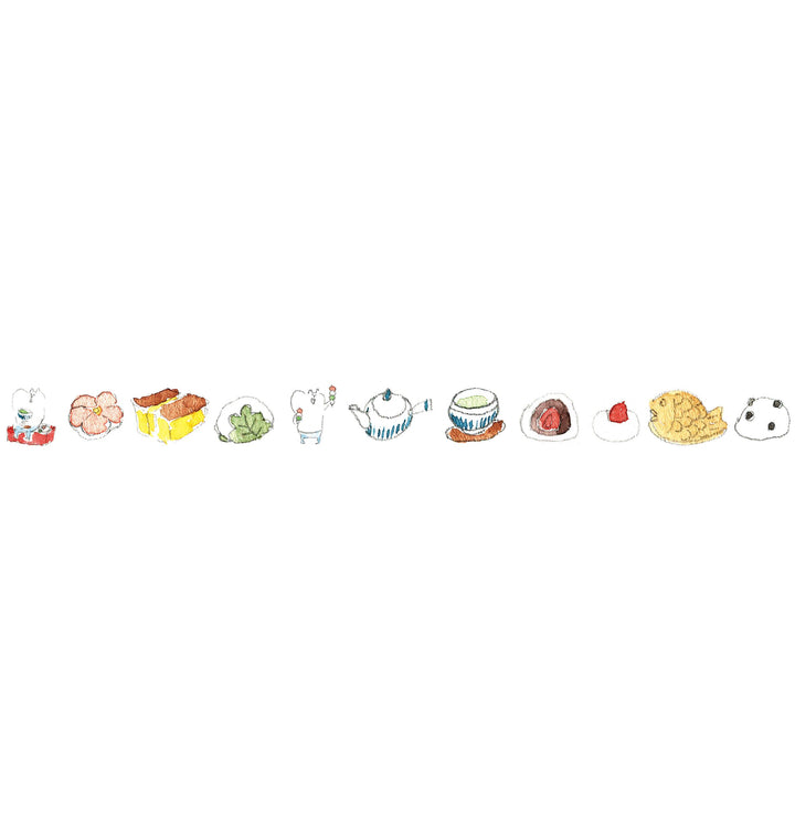 spica garden / Washi Tape -Japanese sweets SM25