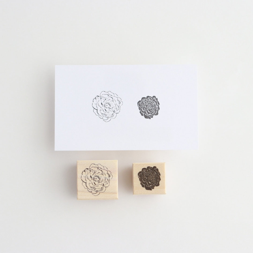 Rubber Stamps -set of peonies (2 stamps)