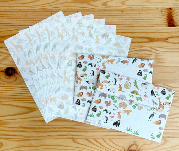 mariya arai / 動物園のレターセット