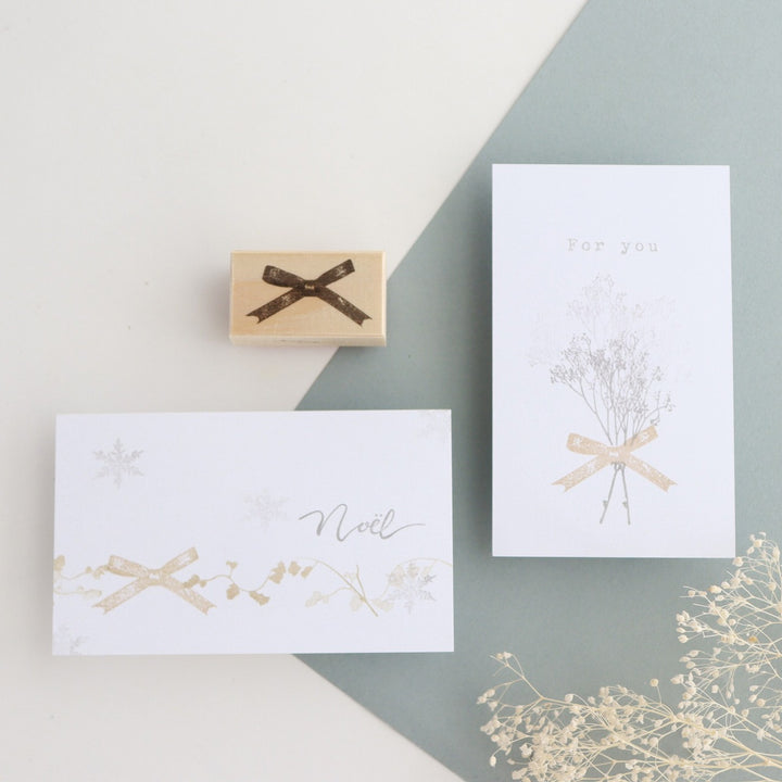 Rubber Stamps -matching ribbon