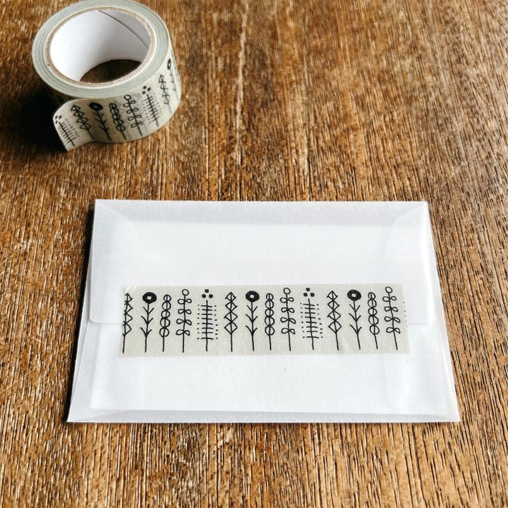 shunshun x mizushima / Washi Tape -JO-KEI Flower MT-JO-HA