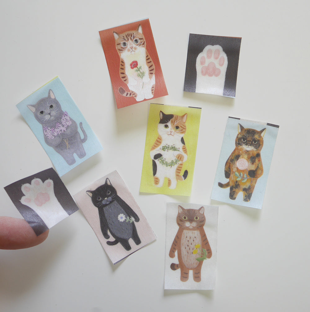 4legs / Washi Tape -Cats <A>