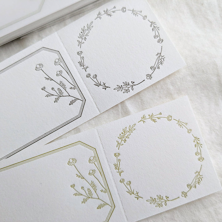 Hutte Paper Works / Label book -Chamomile