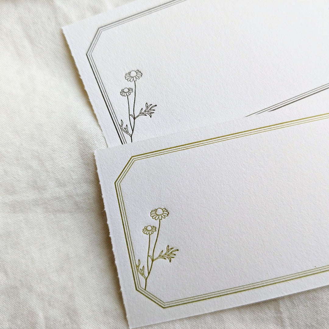 Hutte Paper Works / Label book -Chamomile