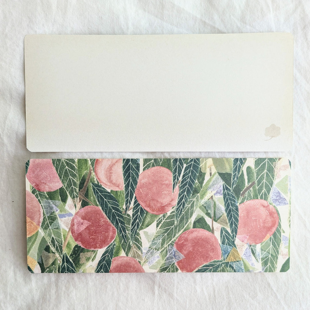 Yuko Omori / Note card -peach