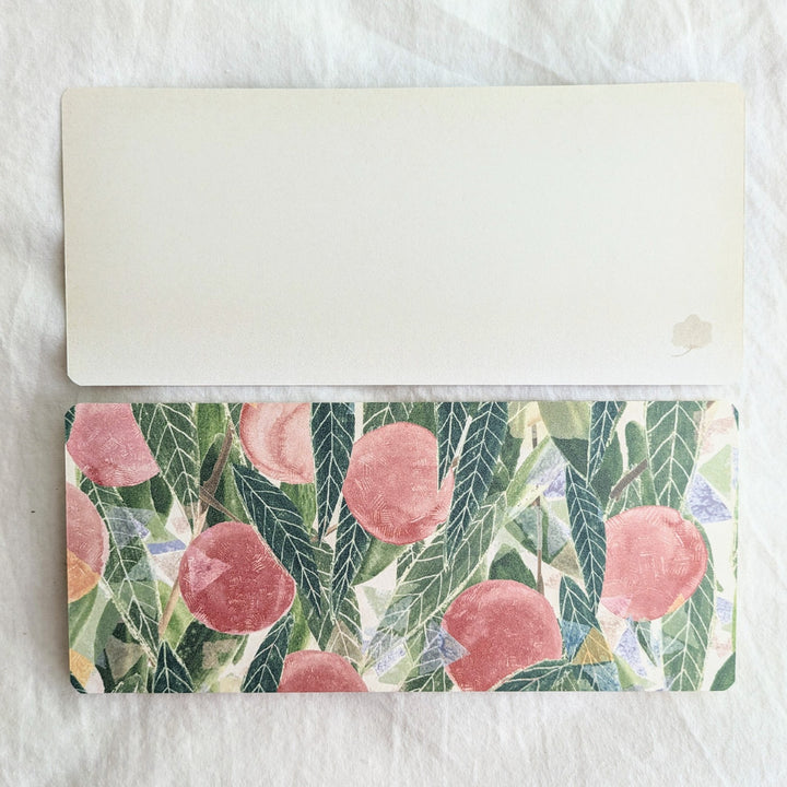 Yuko Omori / Note card -peach