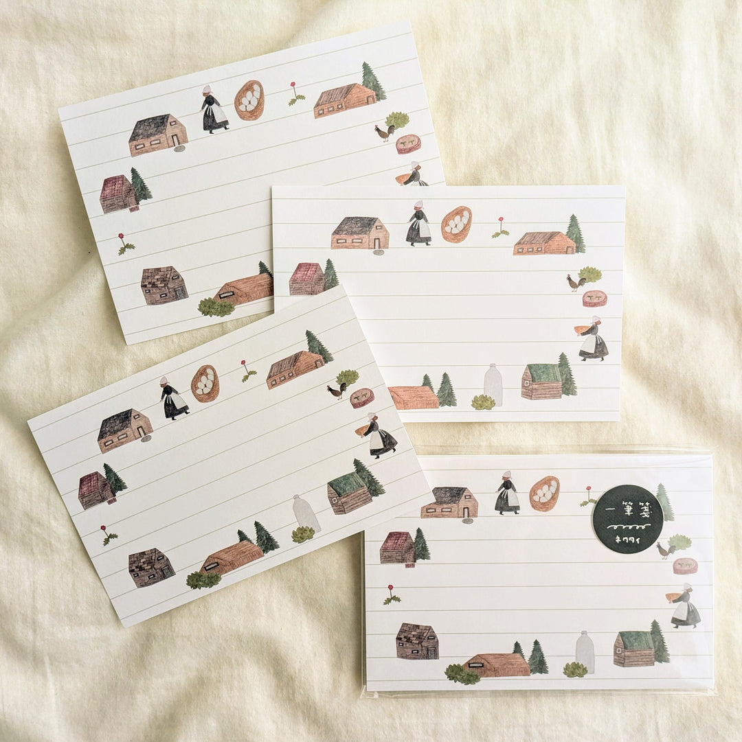 Necktie / 一筆箋 朝です(1cm罫線)