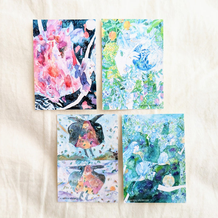 満月と新月のシール