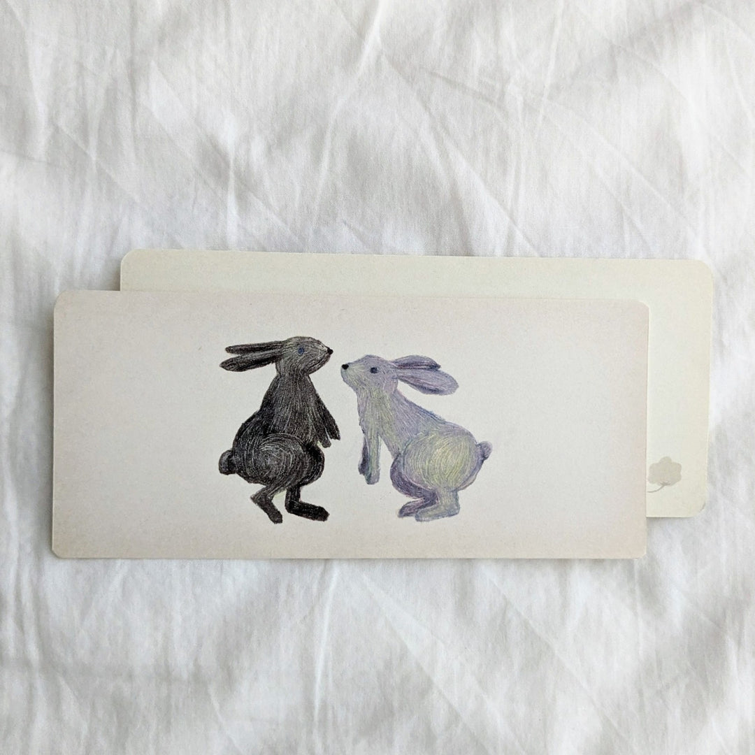 Yuko Omori / Note card -usagi