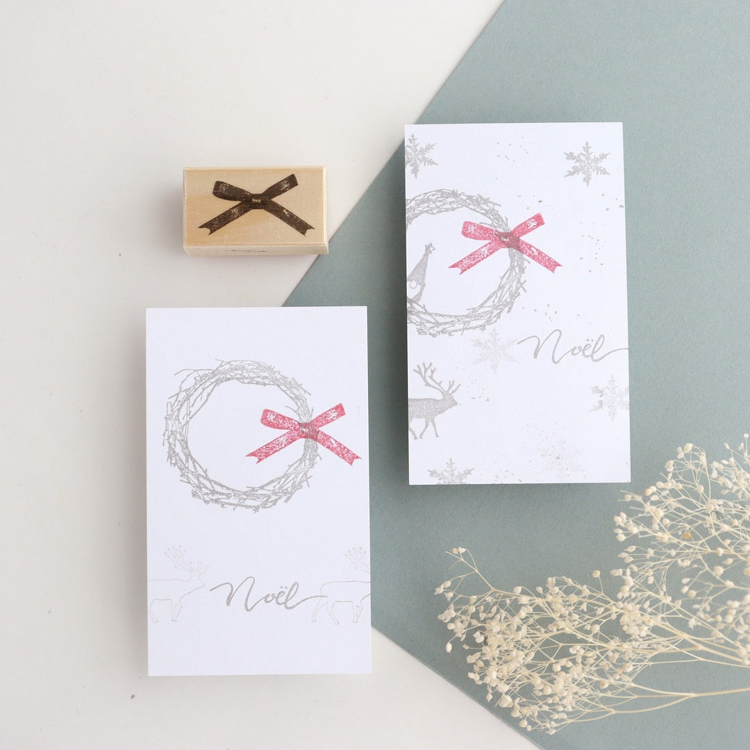 Rubber Stamps -matching ribbon