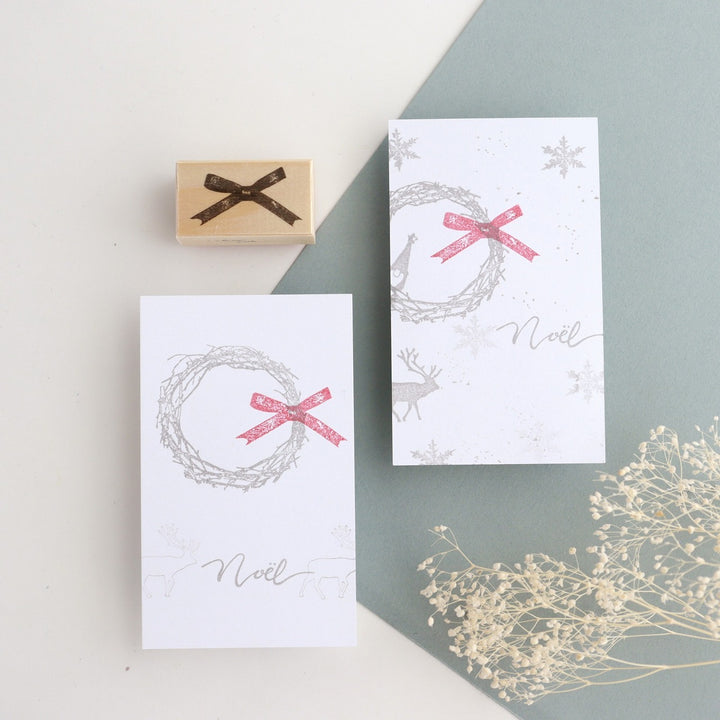 Rubber Stamps -matching ribbon