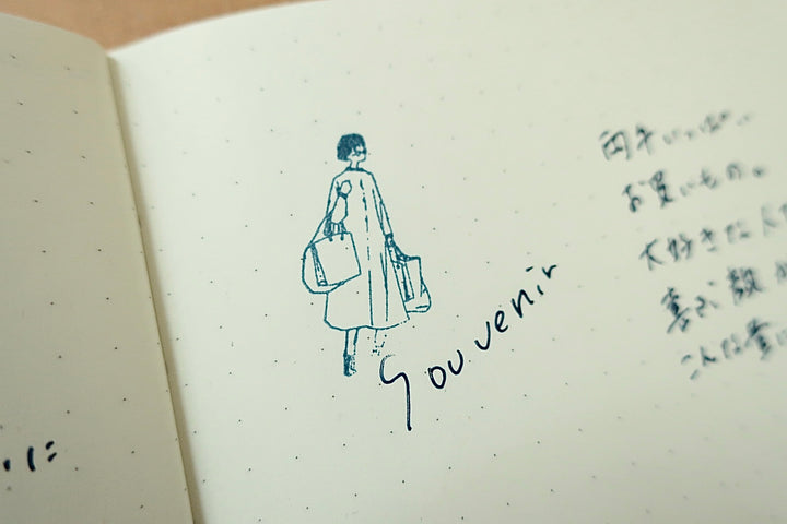 MA7stamp / Rubber Stamp -Fumiko with souvenirs