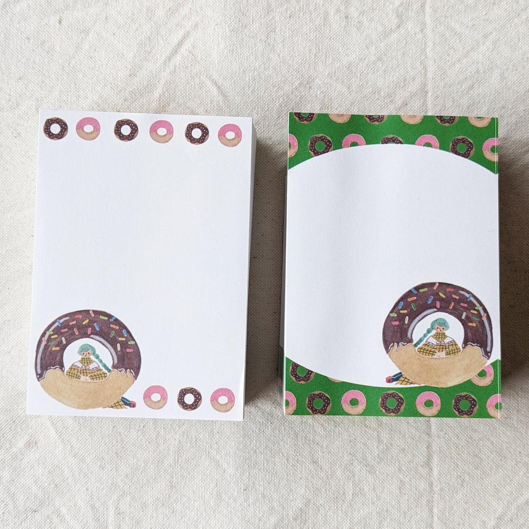 Cotori Cotori / Memo Pad -Donut and Girl (memo11)