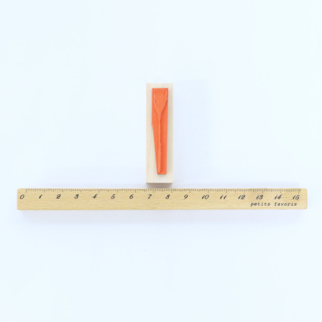 always smiles... / Rubber Stamp -apanese pampas grass