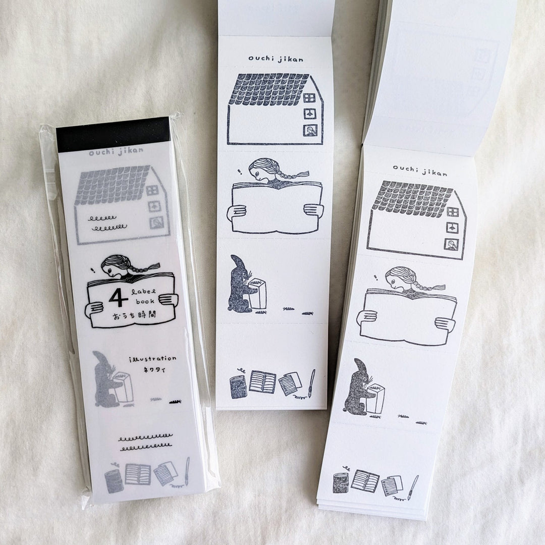 Necktie / 4 Label book -Time at home