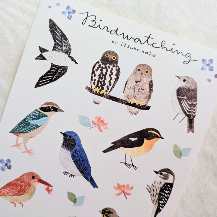 Itsuko Naka / Sticker Sheet -Birdwatching3 Flower SS_01