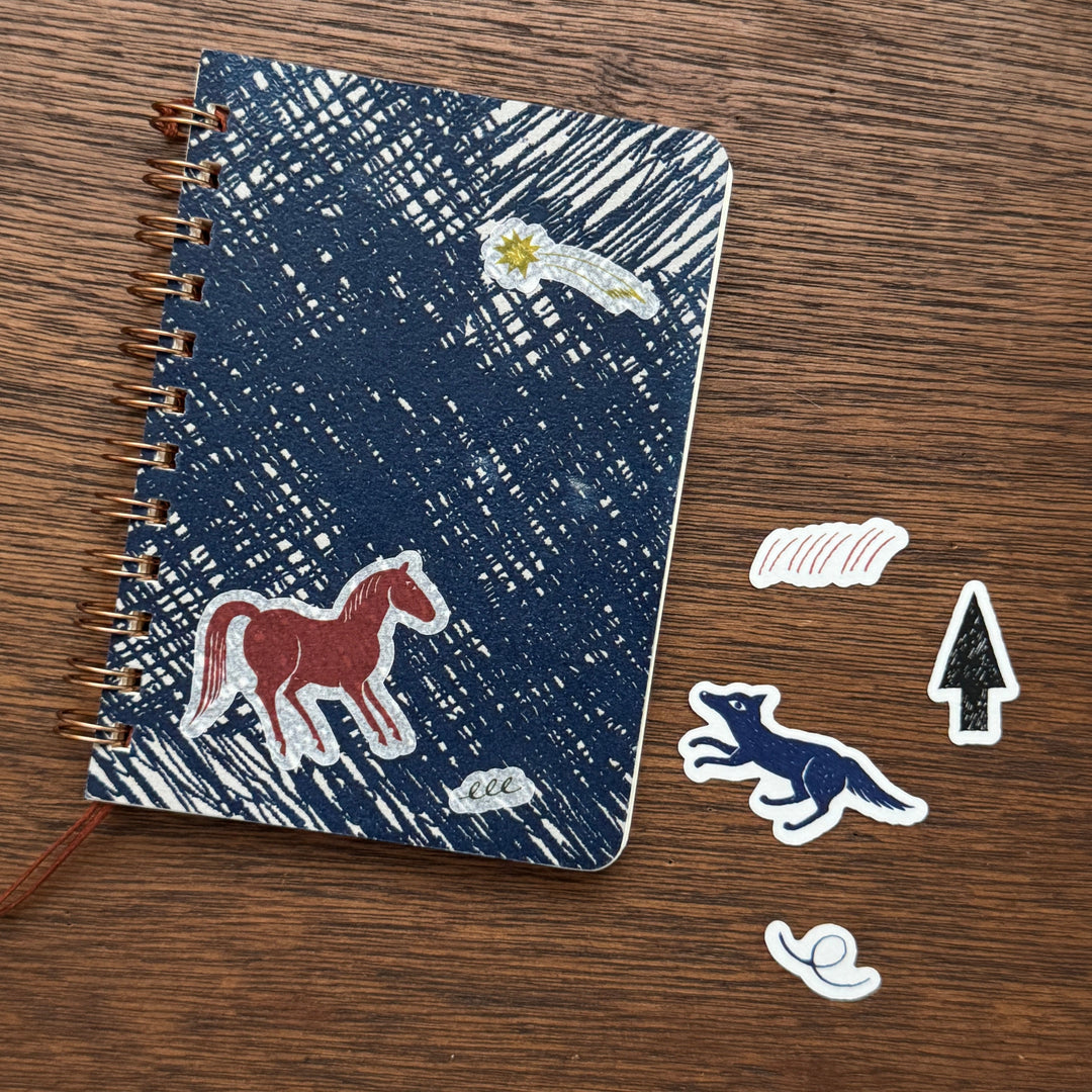 nishi shuku x mizushima / Flake Stickers -During the night FS-YR