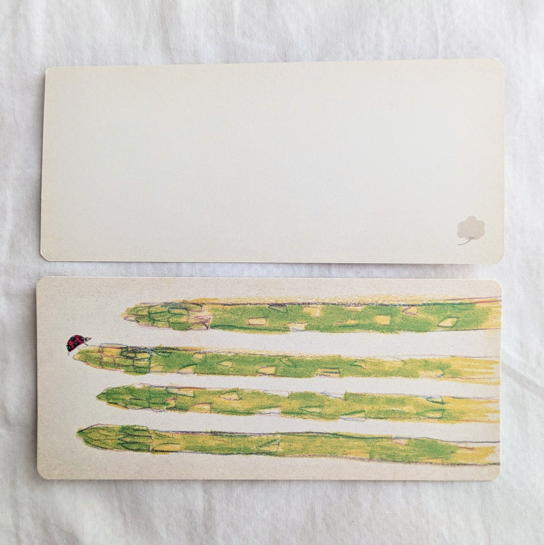 Yuko Omori / Note card -asparagus