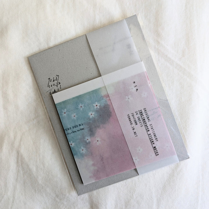 Yohaku / Tracing Paper Sticky note -Hazy weather in spring M-169