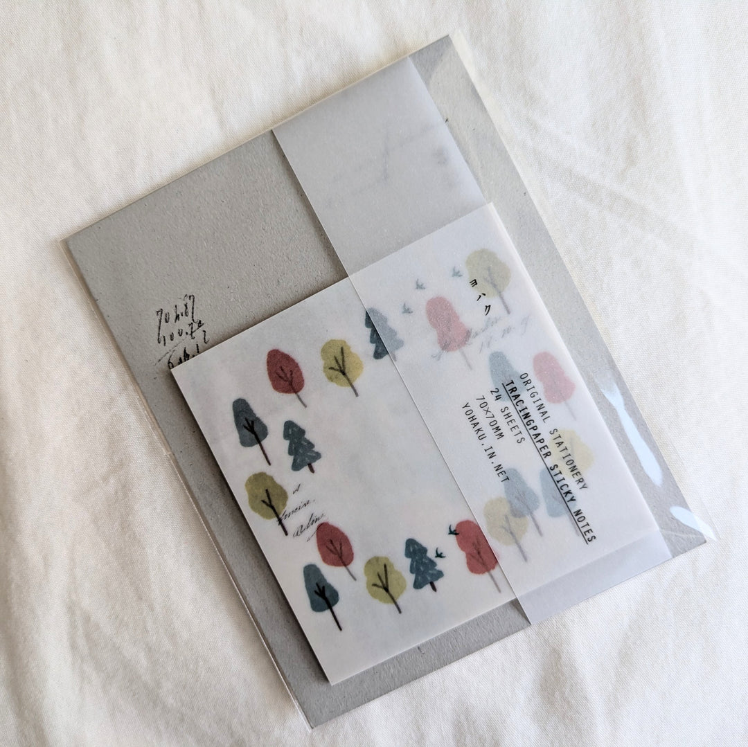 Yohaku / Tracing Paper Sticky note -Hiking M-171