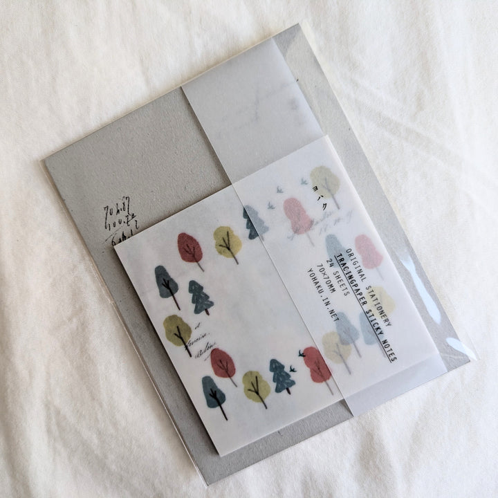 Yohaku / Tracing Paper Sticky note -Hiking M-171