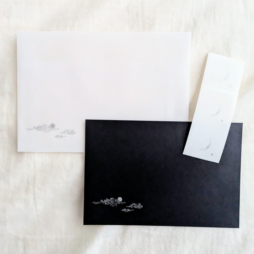 knoten letterpress / Envelope Set -Phases of the moon