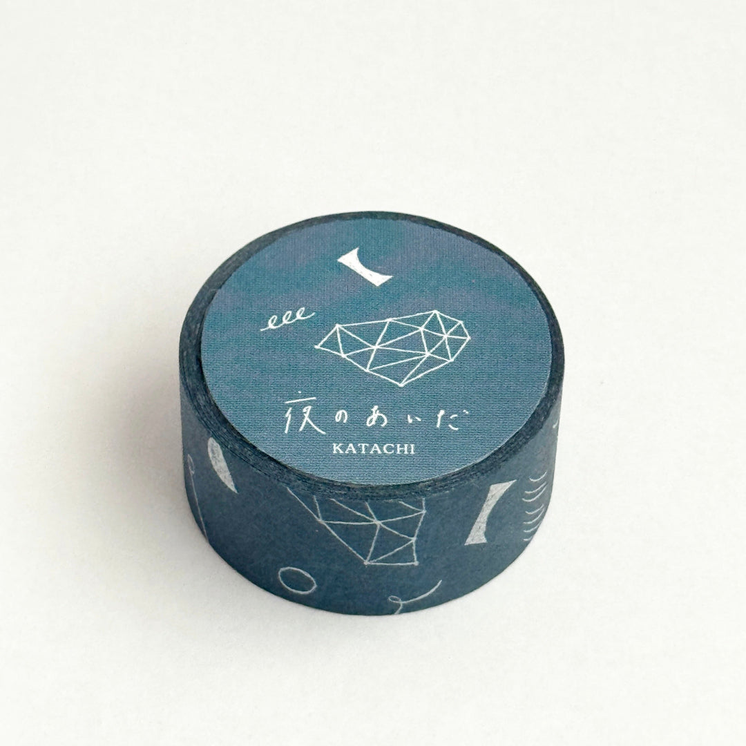 nishi shuku x mizushima / Washi Tape -During the night Shape Blue MT-YR-K-BL