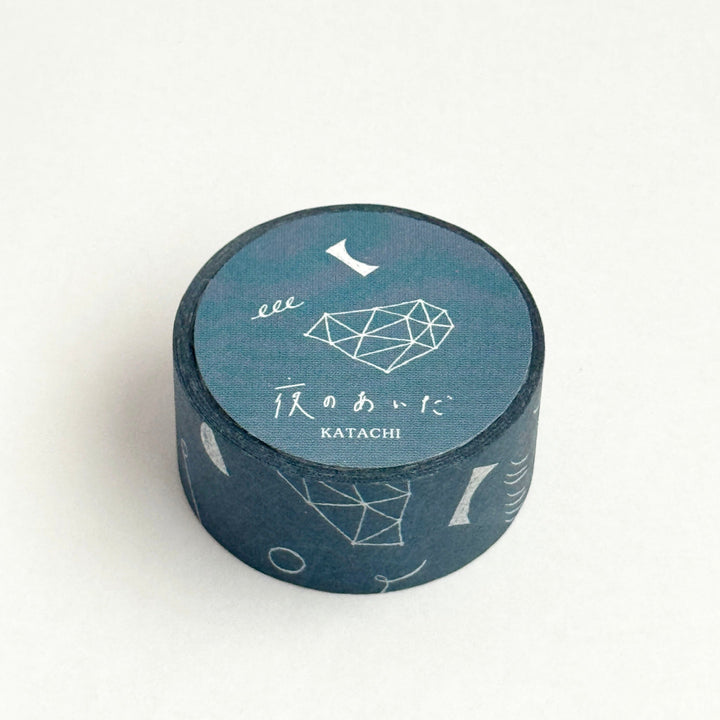 nishi shuku x mizushima / Washi Tape -During the night Shape Blue MT-YR-K-BL