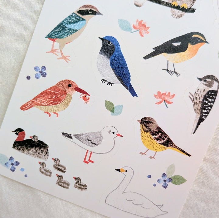 Itsuko Naka / Sticker Sheet -Birdwatching3 Flower SS_01