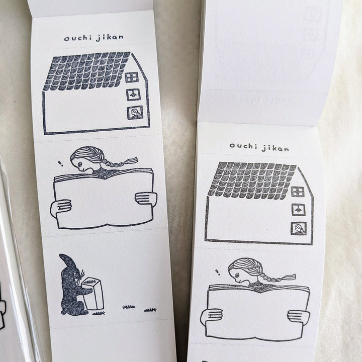 Necktie / 4 Label book -Time at home