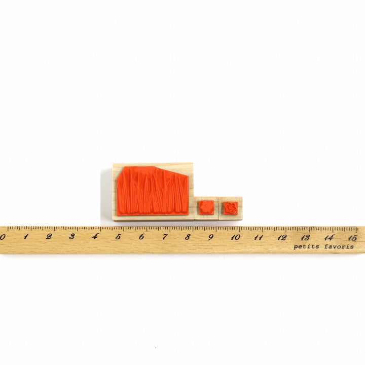 always smiles... / Rubber Stamps Set -narcissus