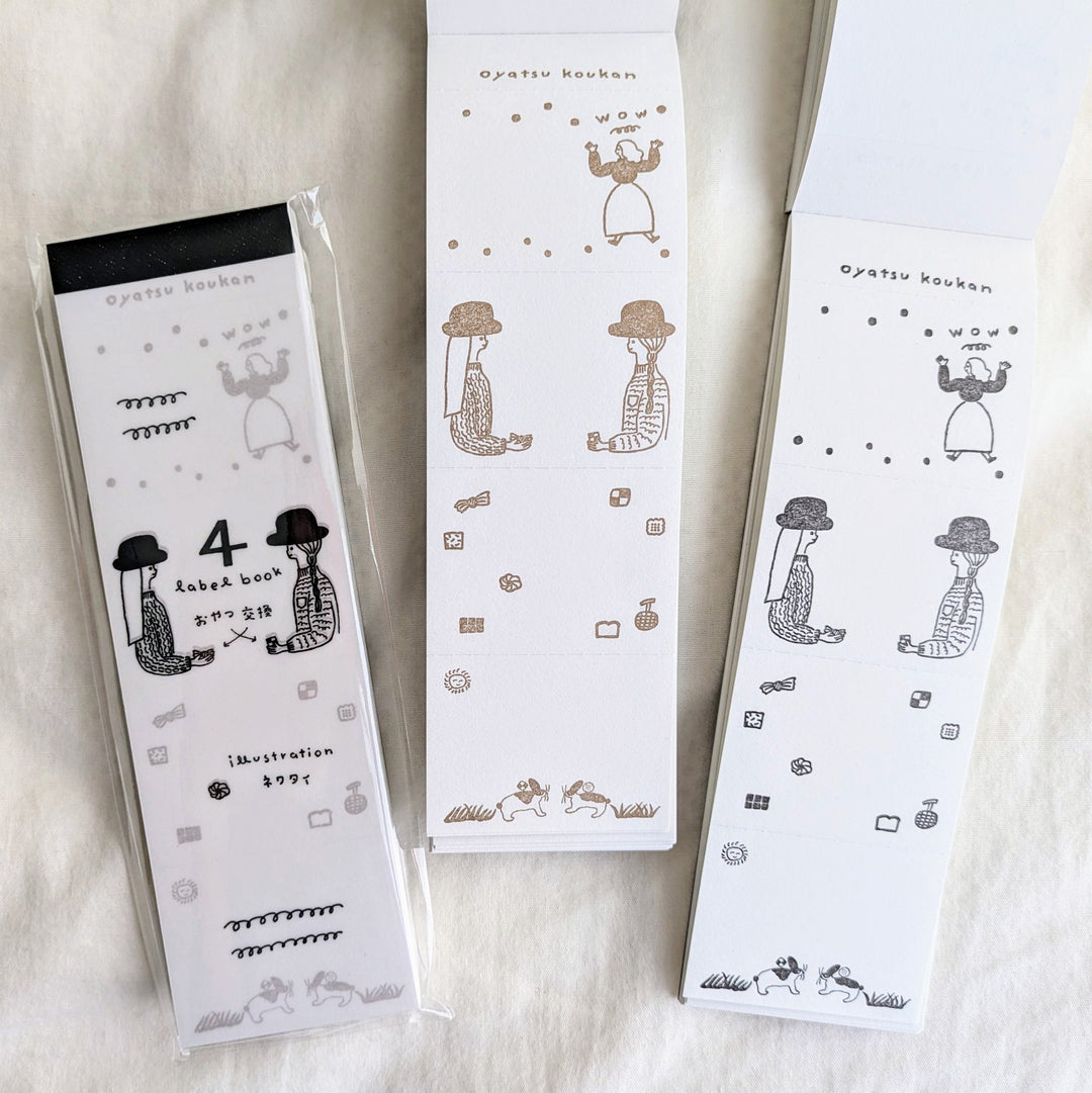 Necktie / 4 Label book -Sweets Exchange