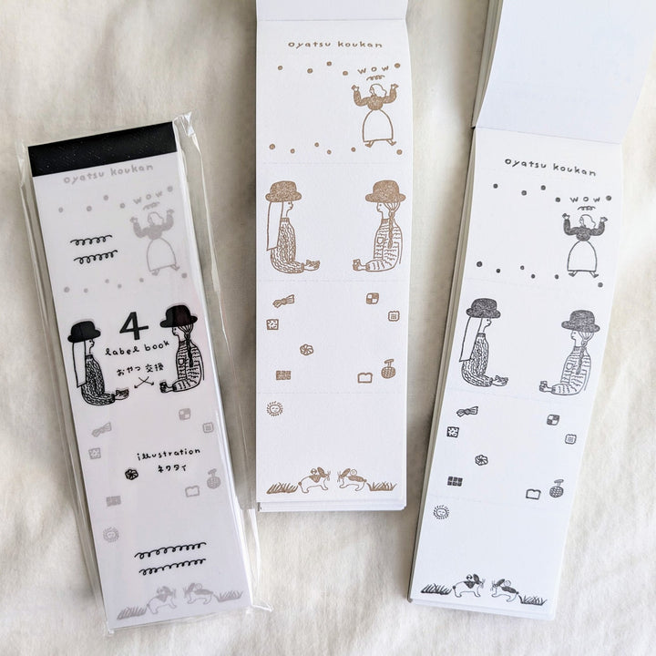 Necktie / 4 Label book -Sweets Exchange