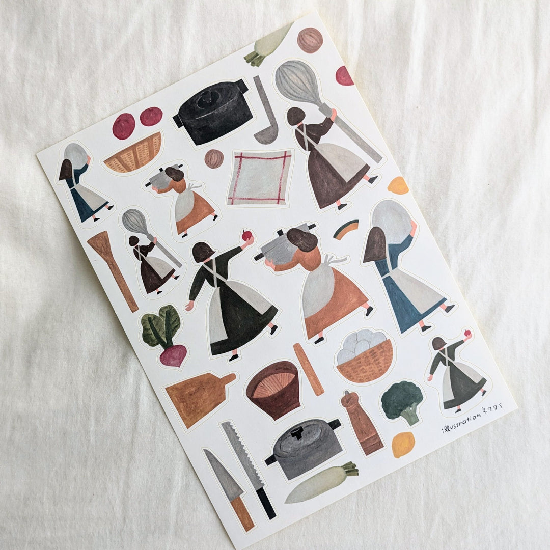 Necktie / Sticker Sheet -Kitchen