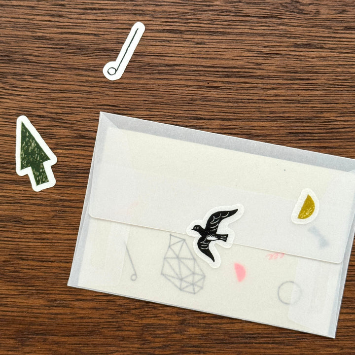 nishi shuku x mizushima / Flake Stickers -During the night FS-YR