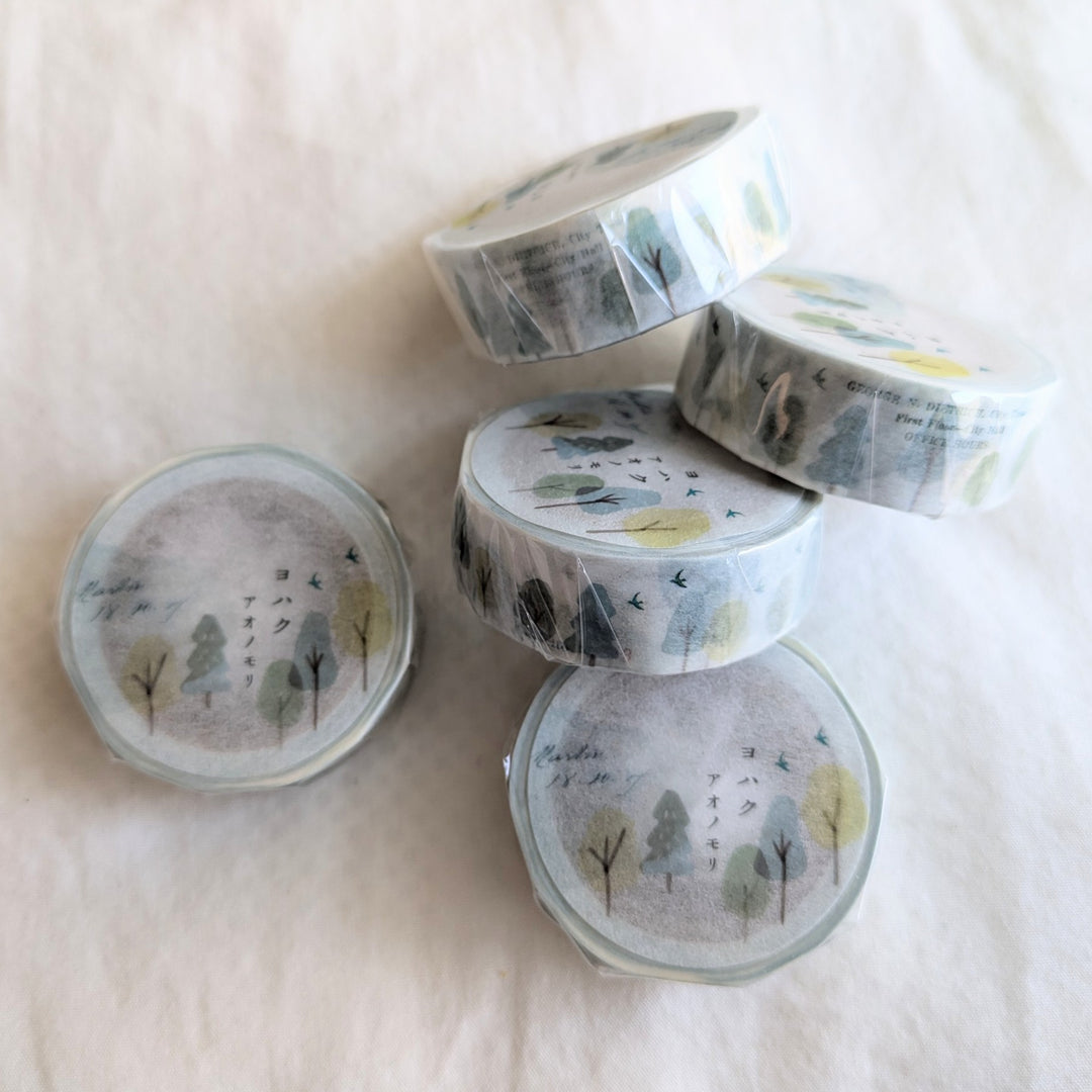 Yohaku / Washi Tape -Deep blue forest Y-167