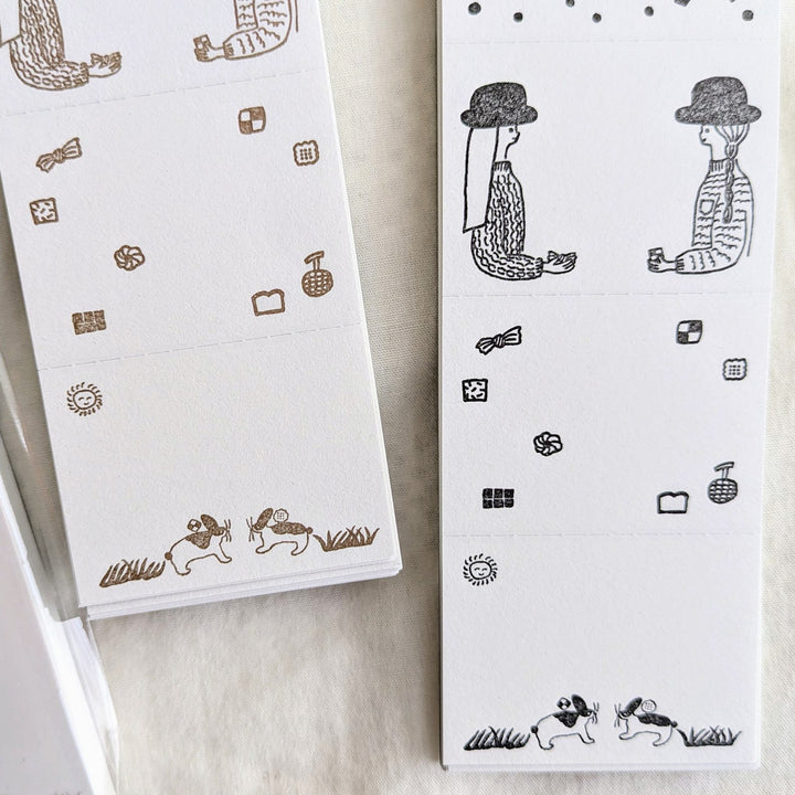 Necktie / 4 Label book -Sweets Exchange
