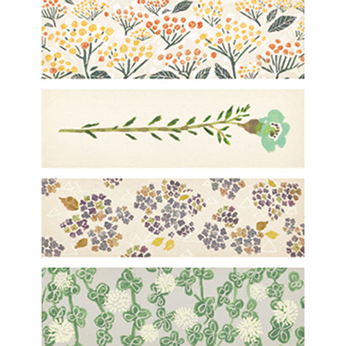 Washi Tape KITTA -Flower4 KIT049