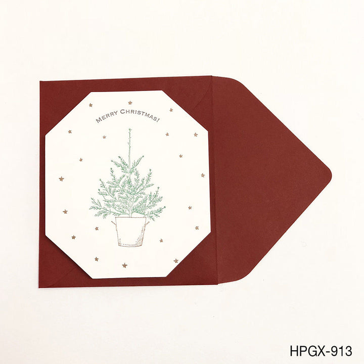 クリスマスグリーティングカード(Wreath/Wreath2/Christmas tree/Fir Tree Leaves)