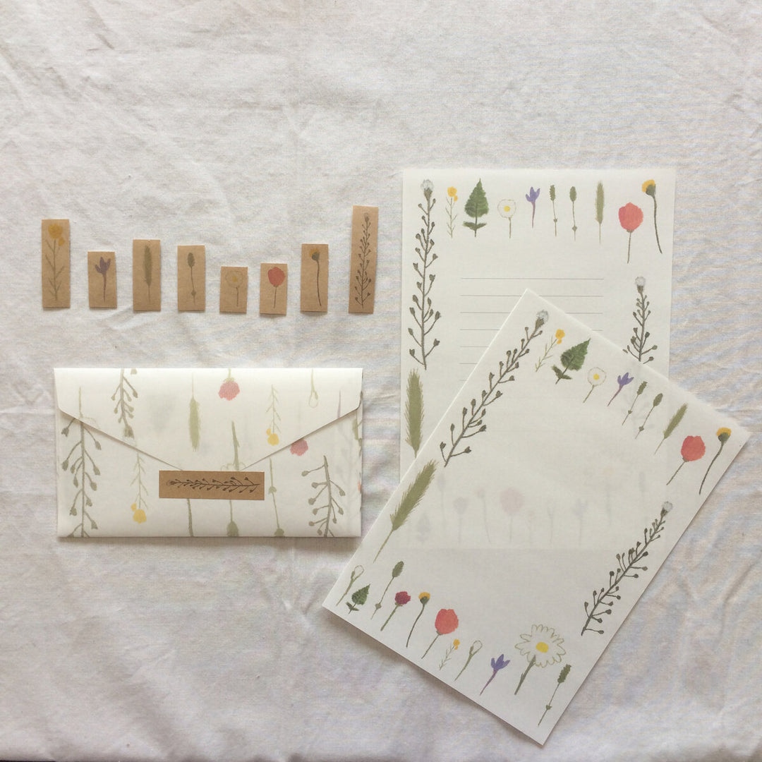Kisetsu no Tegamiya / Letter Set -Pressed flowers