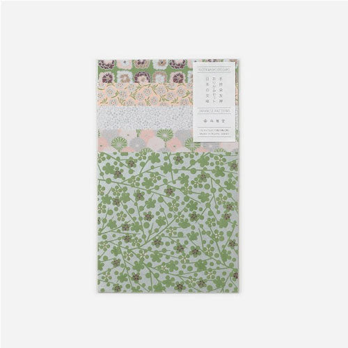 SHOGADO / Patterned Washi Paper (Origami) -Flower1 29246