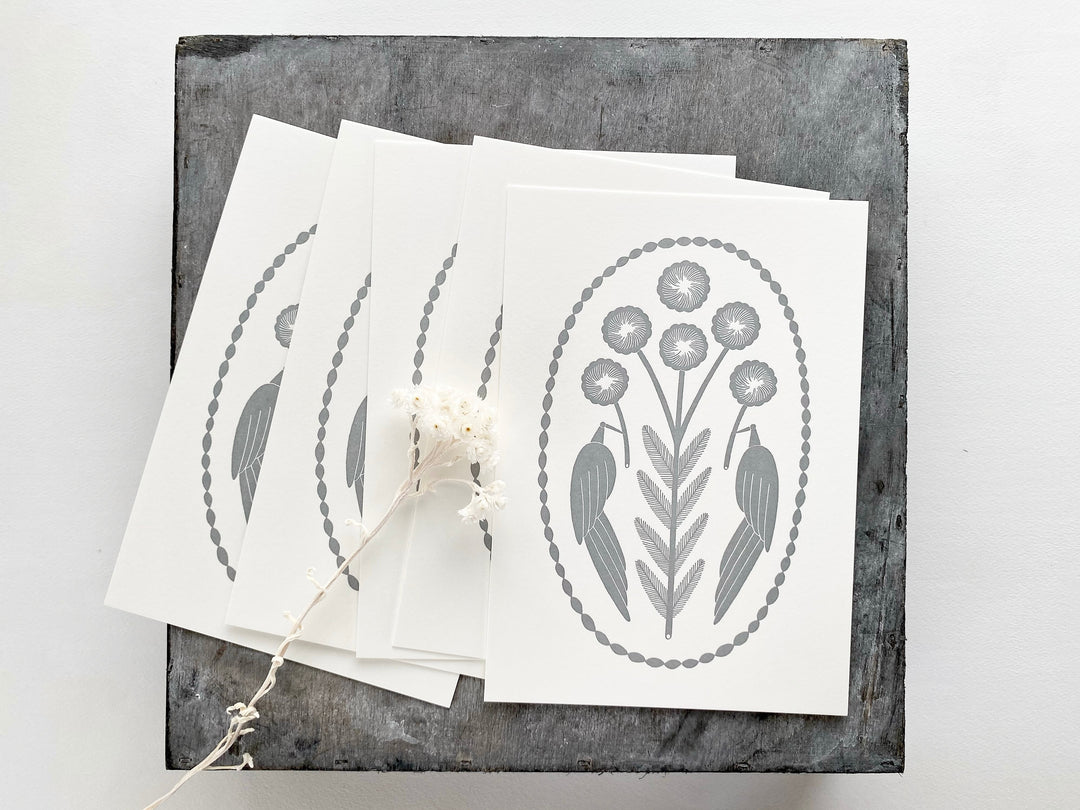 Letterpress card - in the moment to_pa15