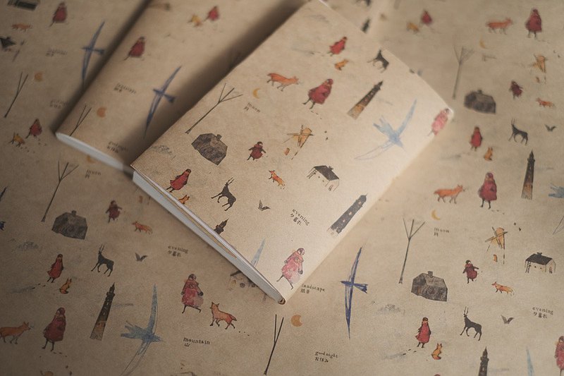 Jun Sasaki / Wrapping paper -Scenery of that town